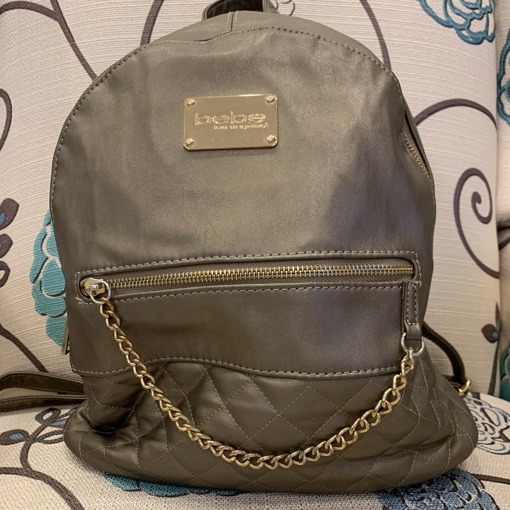 Bebe faux leather backpack 🎒
